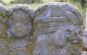 18th century headstone in the graveyard.