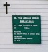 The sign and the cross.
