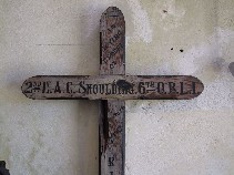 WWI cross: 2nd Lt A C Skoulding