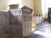 pulpit and reading desk