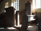 pulpit and reading desk