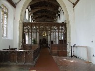 looking west from the chancel