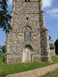 west door and image niches