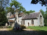 from the churchyard gate