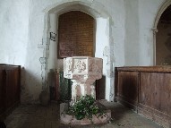 font and north doorway