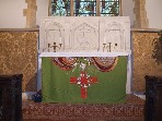 altar and reredos