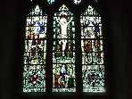 Christ flanked by St Felix and St Edmund