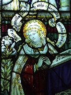 Kempe glass: Blessed Virgin