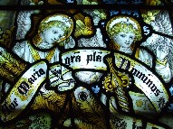 Kempe glass: ave maria