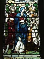   St John the Baptist, Blessed Virgin and St Peter  