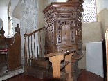 the pulpit, formerly at Cookley
