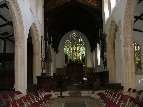 into the chancel