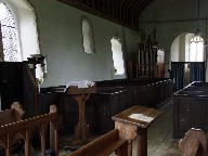 box pews from the chancel