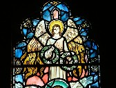 angel with garlands