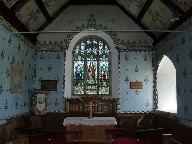 stencilled chancel