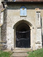 south porch and sundial
