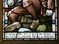 Reginal Wilder memorial window (detail)