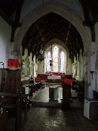 looking into the chancel