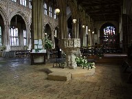 font looking east