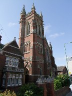 red brick tower