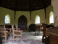 Sotterley chapel: inside