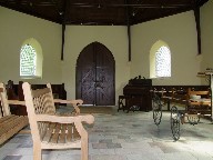Sotterley chapel: inside