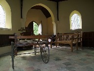 Sotterley chapel: inside
