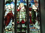 Miriam and the Widow with Christ the Good Shepherd
