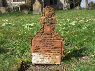 cast iron gravemarker