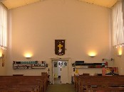 looking west, including the South West Ipswich Team Ministry banner