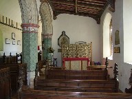 aisle looking east