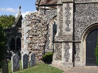 buttress of the old church