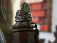 friar in a pulpit