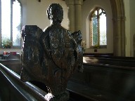 angel with a shield