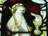 St John the Evangelist composite (English, medieval) - detail